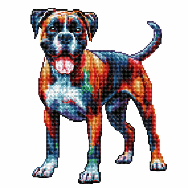 Boxerhund - Diamond Painting Kit