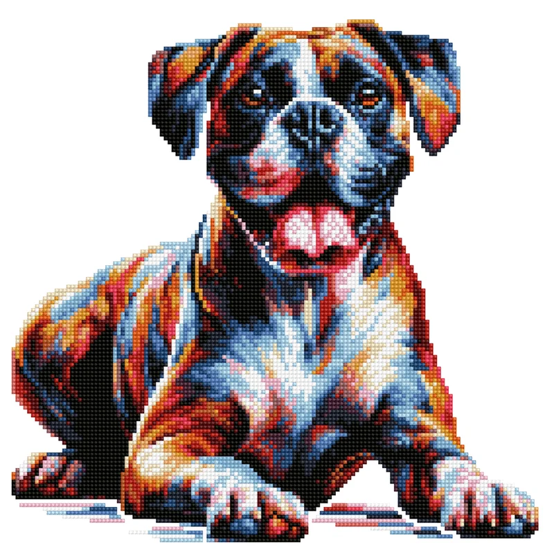 Boxerhund - Diamond Painting Kit