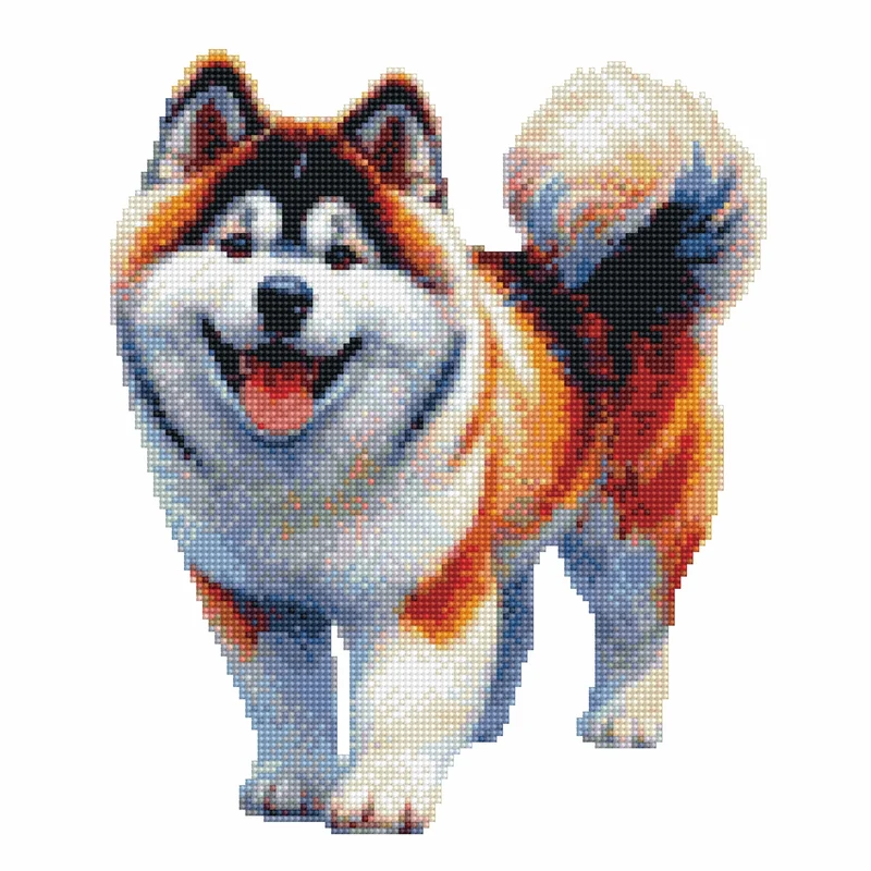 Akita hund - Diamond Painting Kit