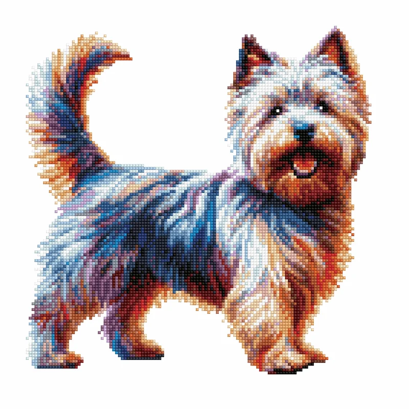 Cairnterrier hund - Diamond Painting Kit