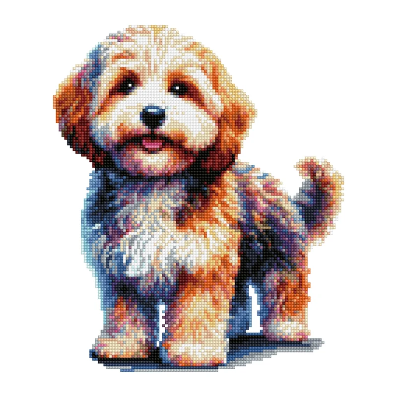 Cavoodle-hund - Diamond Painting Kit