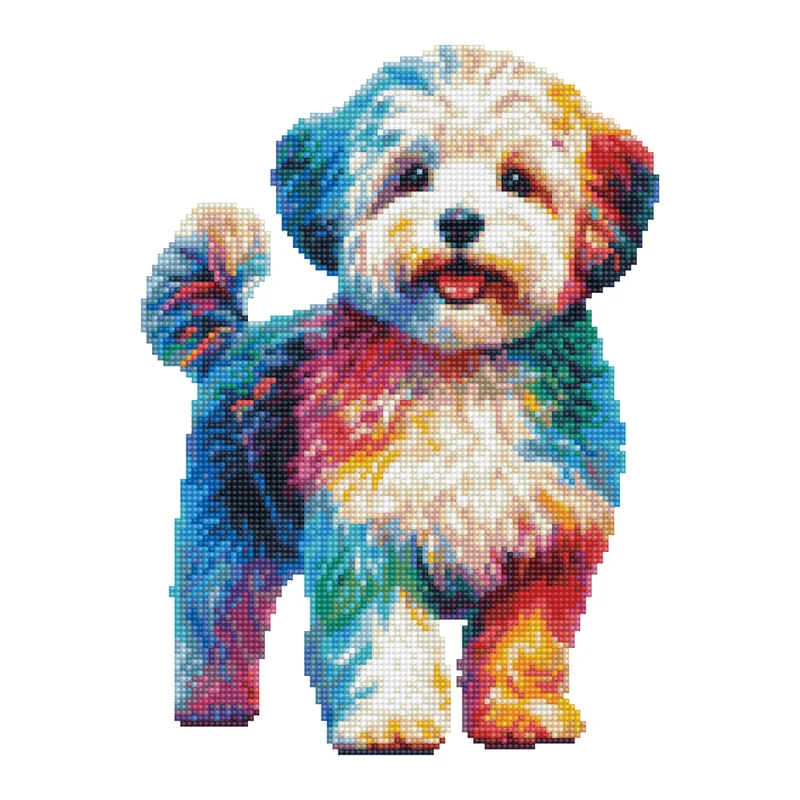 Maltipoo-hund - Diamond Painting Kit