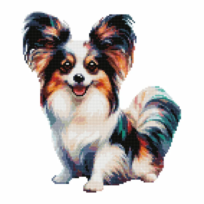 Papillonhund - Diamond Painting Kit