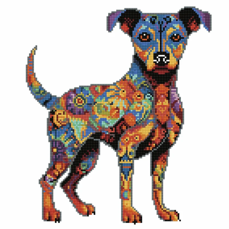 Pinscherhund - Diamond Painting Kit