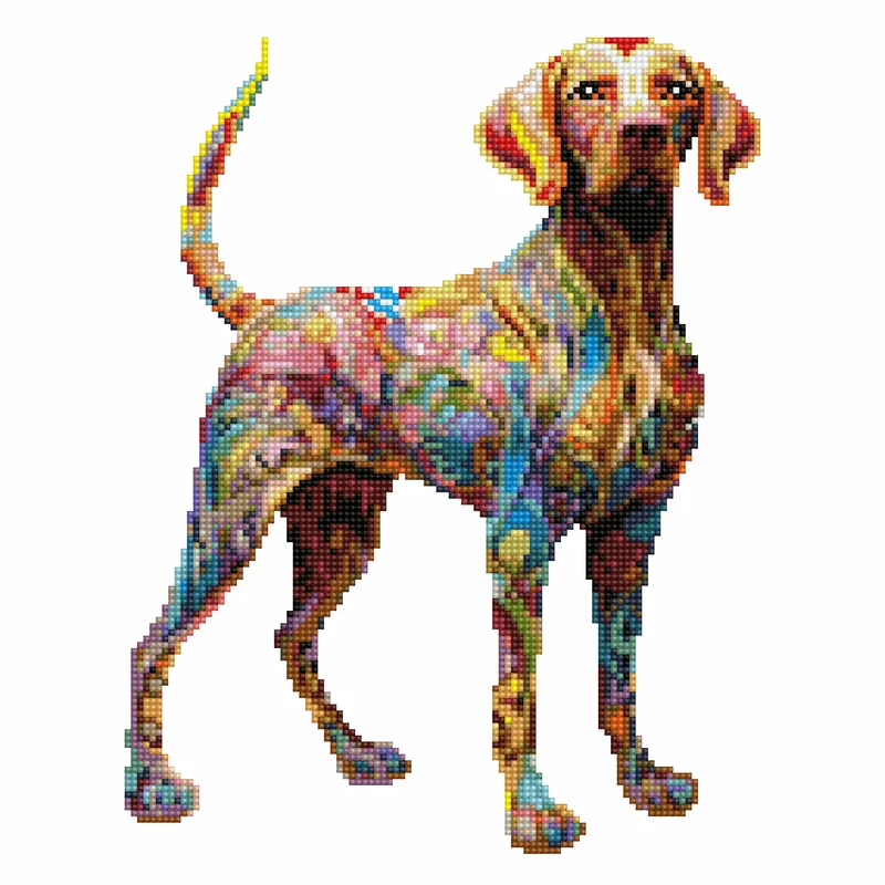 Vizsla hund - Diamond Painting Kit