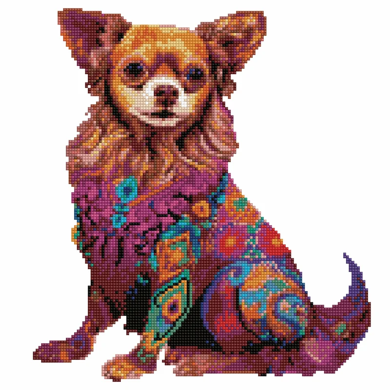 Chihuahua-hund - Diamond Painting Kit