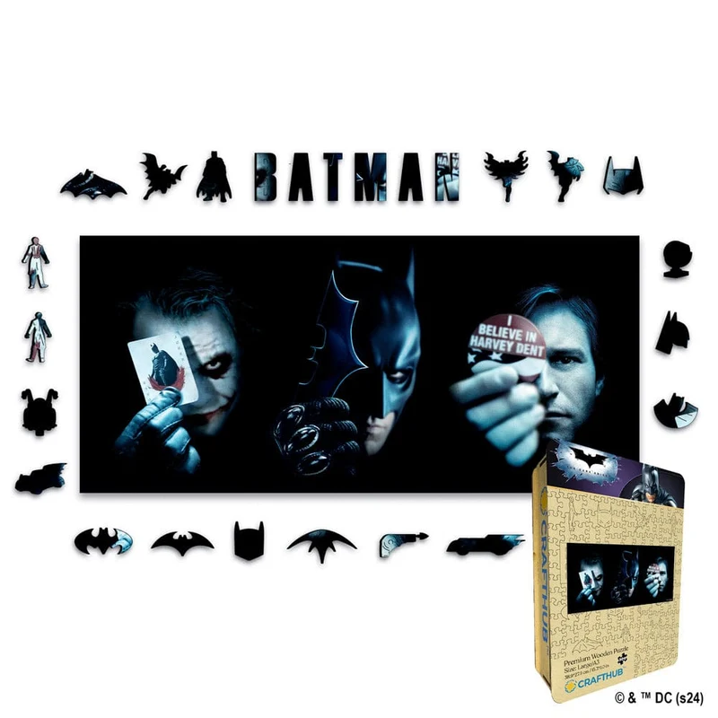 Gothams tre ansikten - Träpussel