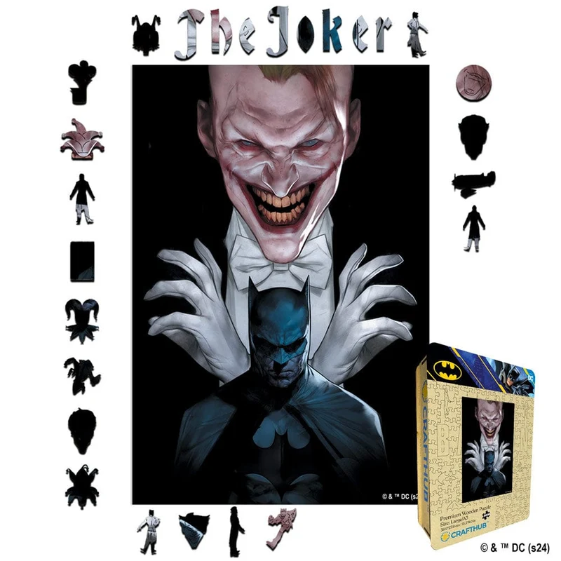 Jokerns lömska leende - Träpussel