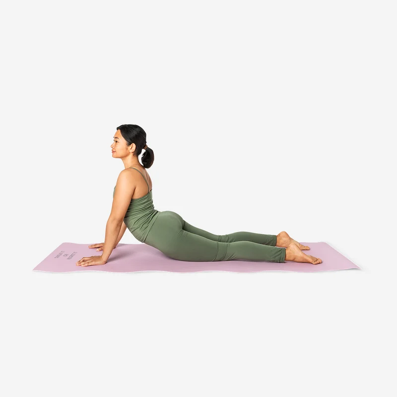 Pink exercise mat