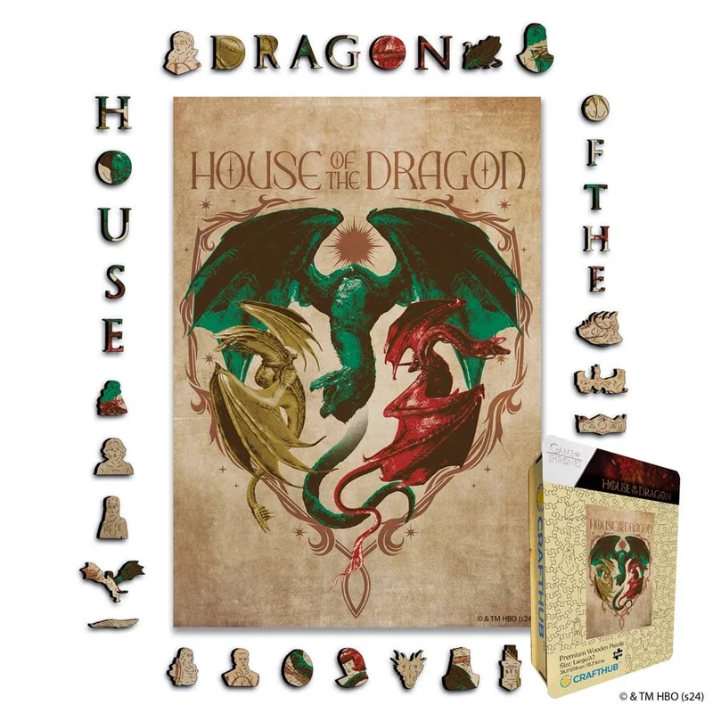 Drakarna i Westeros - Pussel