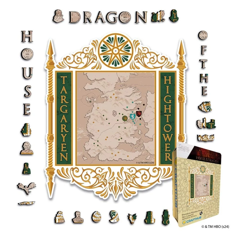 Westeros Krigskarta - Pussel