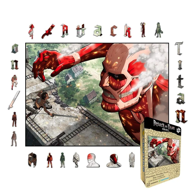 Eren Kolossala Titan - Träpussel