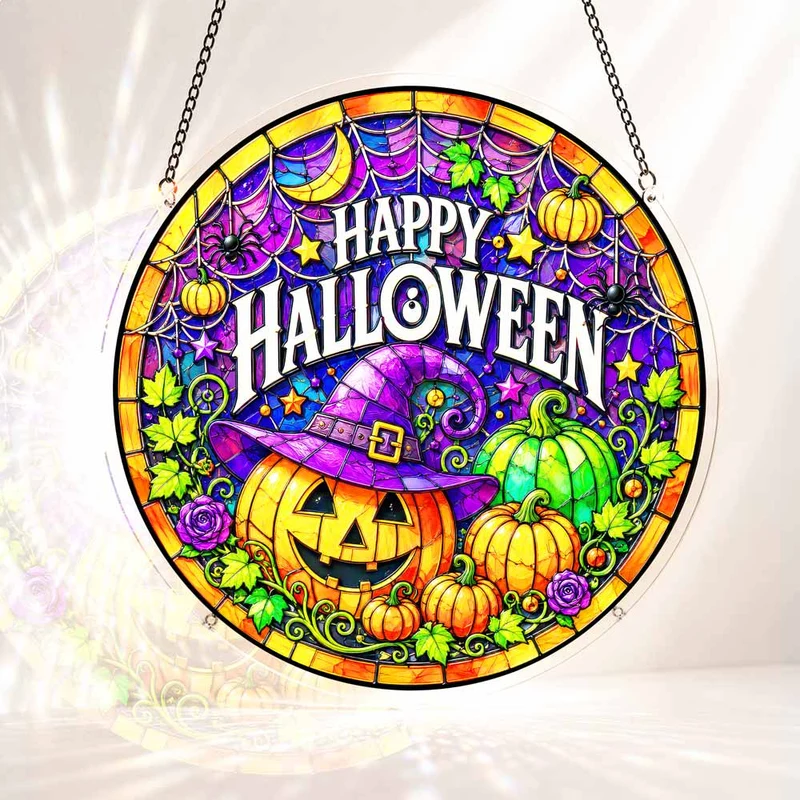 Akrylpussel som solfångare - Fijne Halloween