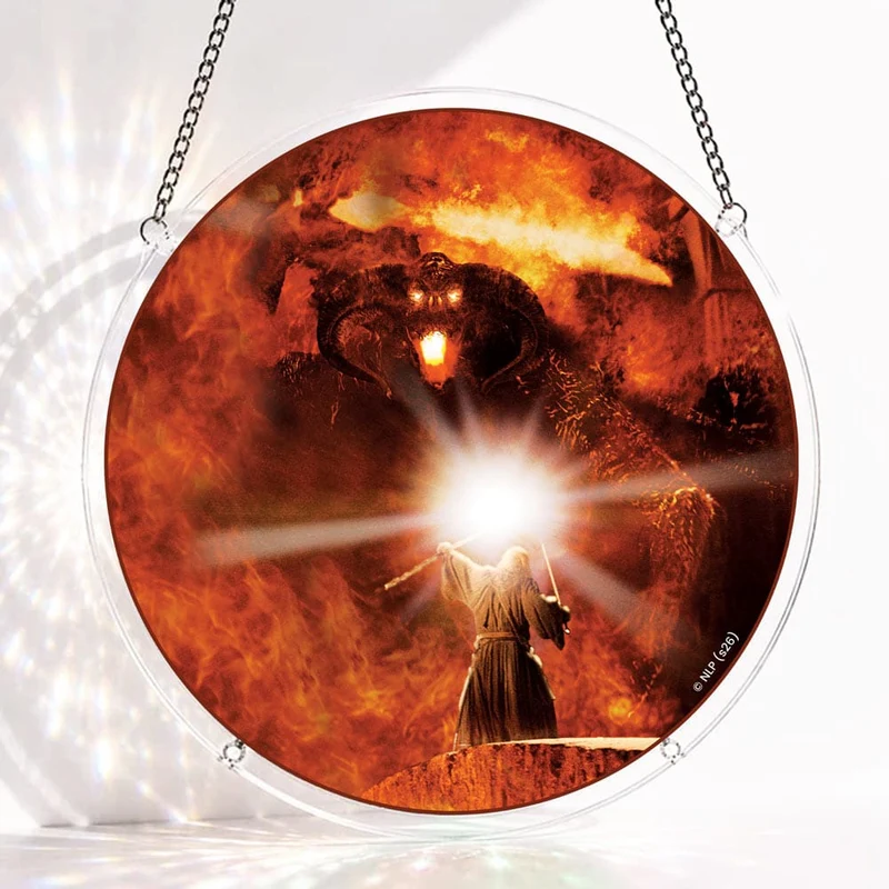 Akrylpussel som solfångare - Gandalf VS The Balrog