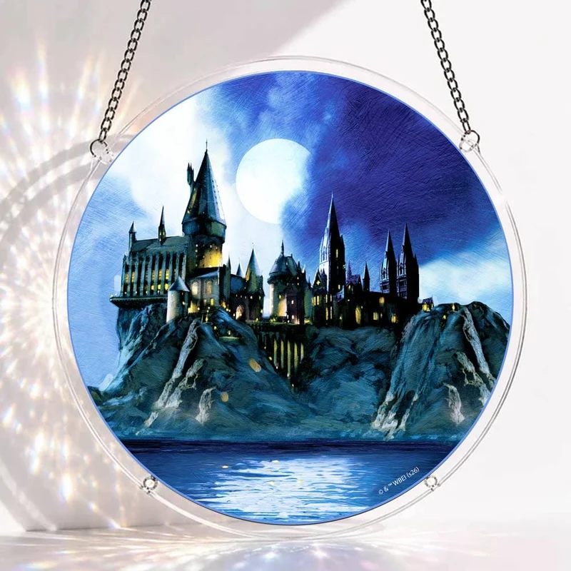 Akrylpussel som solfångare - Det Magiska Hogwarts-slottet