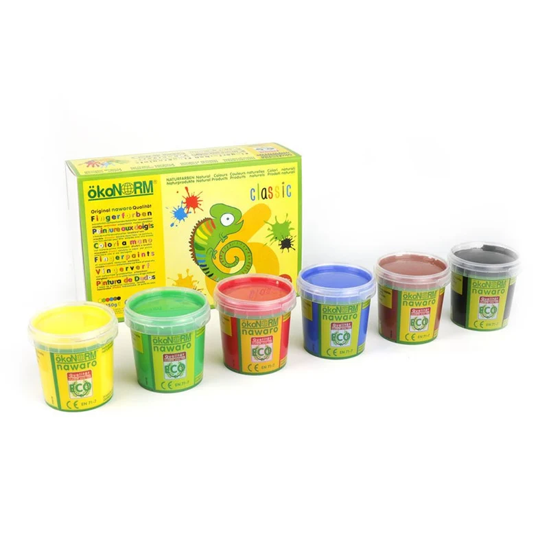 Giftfri lufttorkande lera – 6 klassiska färger, från 3 år