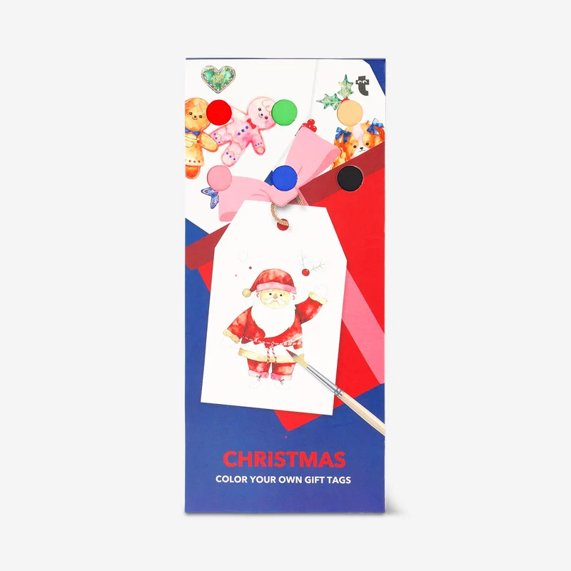 DIY watercolour gift tags