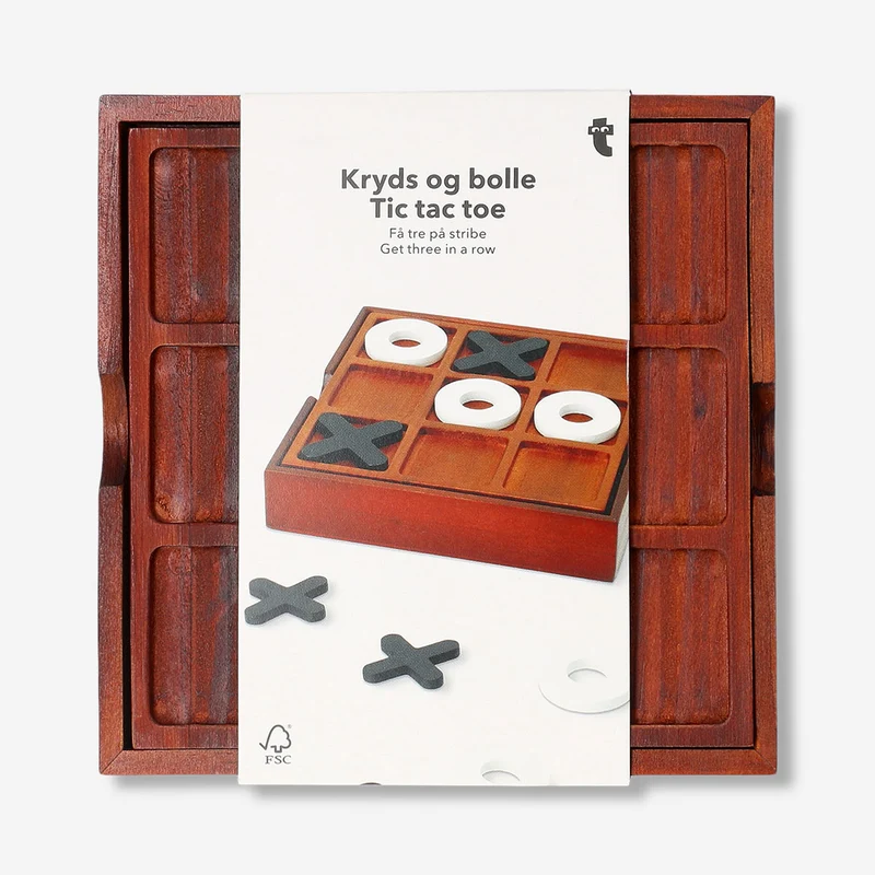 Wooden Tic Tic Toe game
