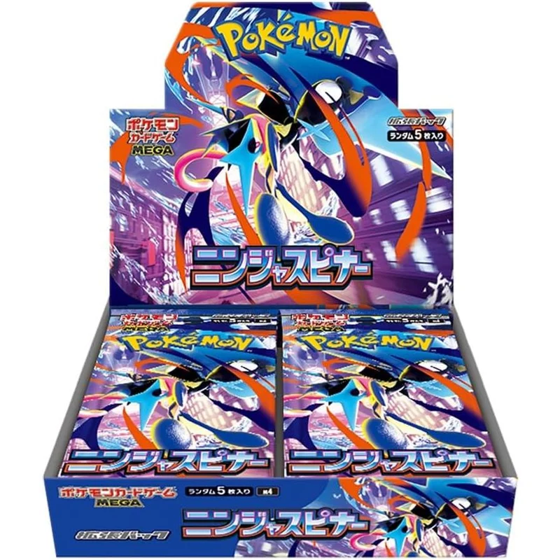 Pokémon TCG Mega Ninja Spinner Booster Box m4 Japansk