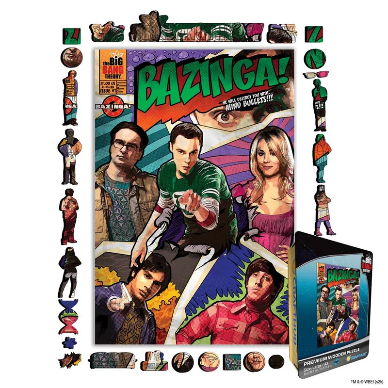 Bazinga! - Träpussel