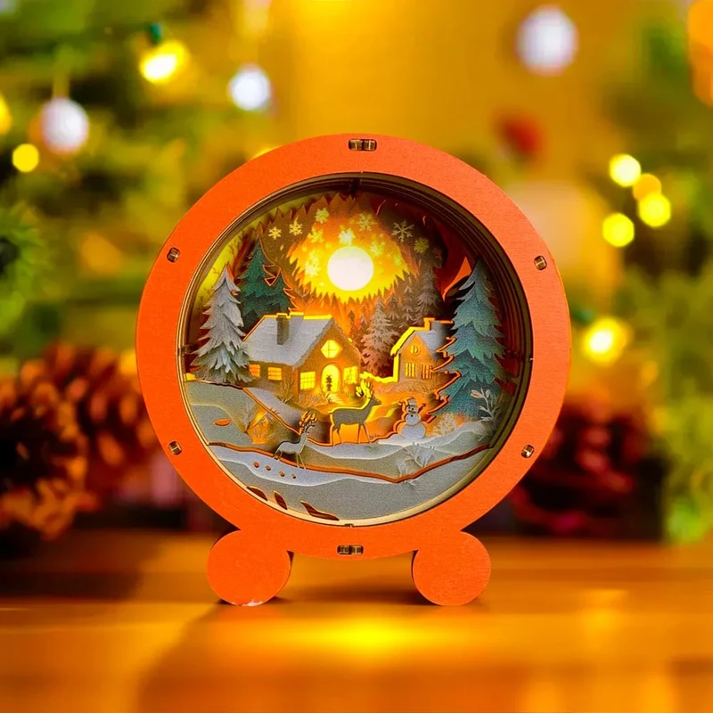 Varm jul - Nattlampapussel i 3D