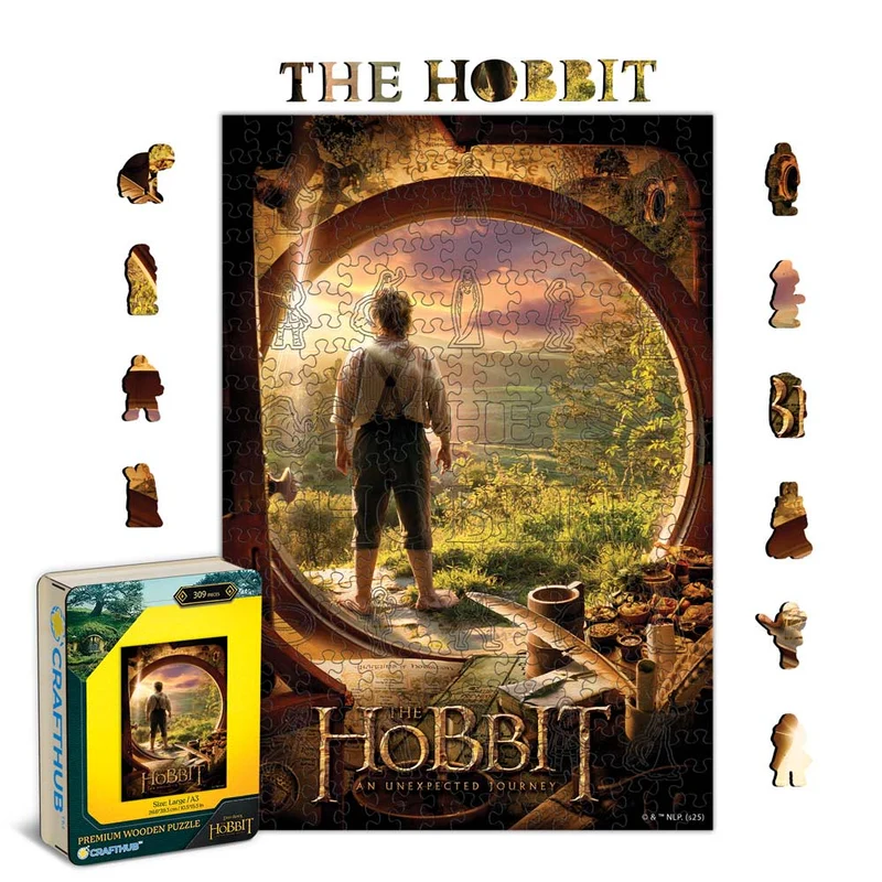 Hobbit En oväntad resa - Träpussel