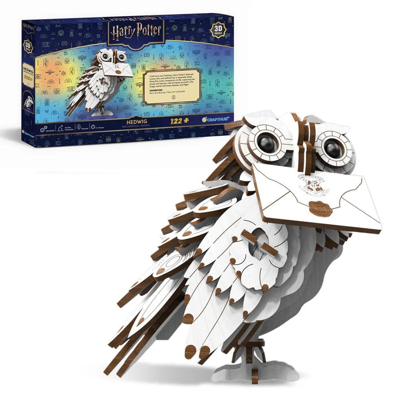 Hedwig - Träpussel i 3D