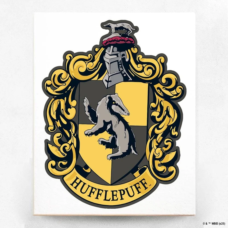 Hufflepuffs vapensköld - Siffermålningskit