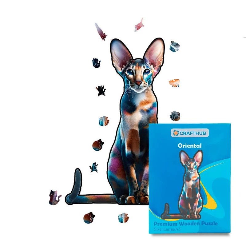 Orientalisk katt - pussel