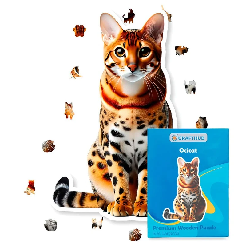 Ocicat katt - pussel