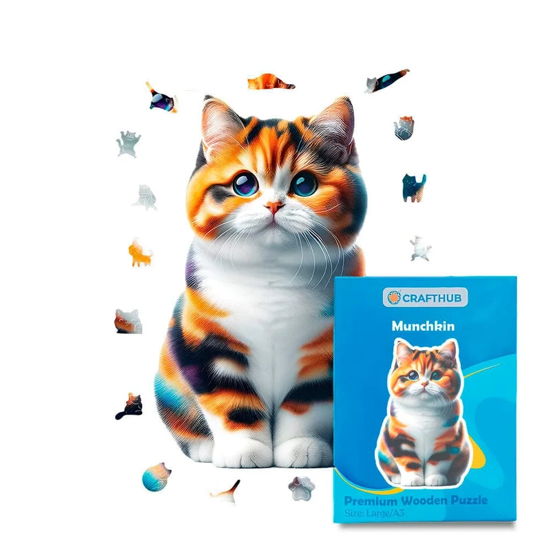 Munchkin katt - pussel