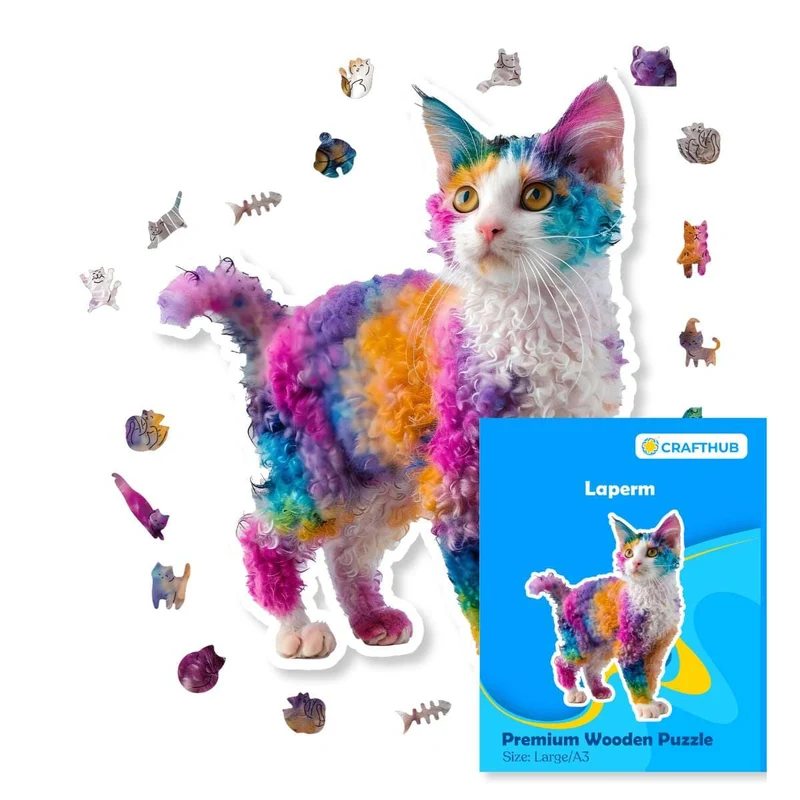 La perm katt - pussel