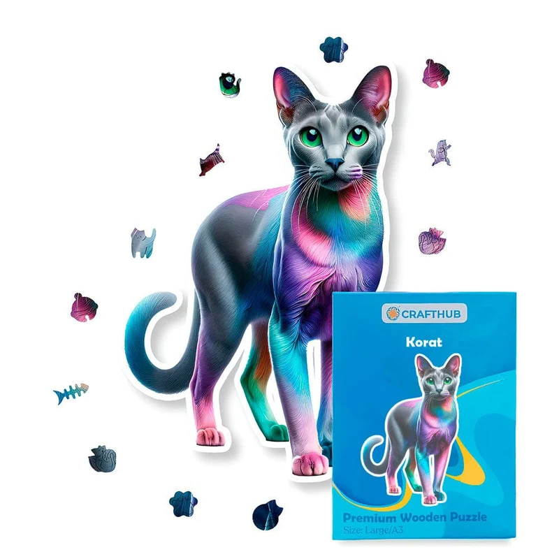 Korat katt - pussel