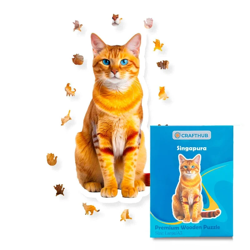 Singapura katt - pussel