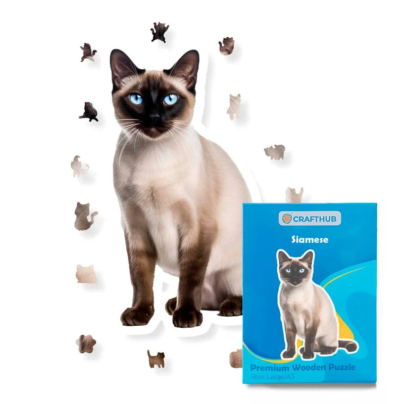 Siames katt - pussel