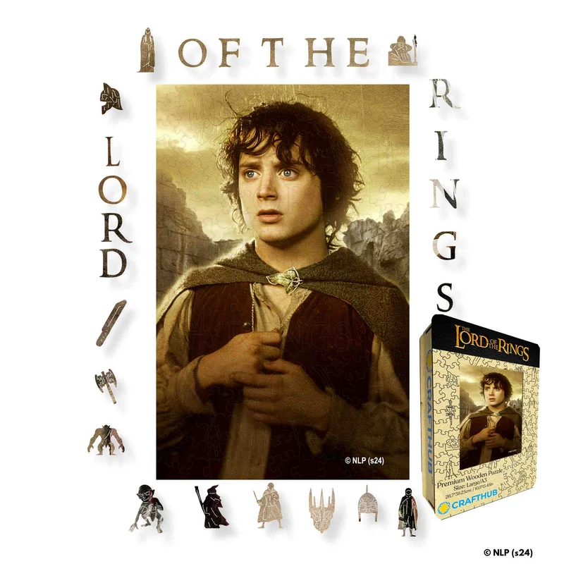Frodo Baggins och de två tornen - Träpussel