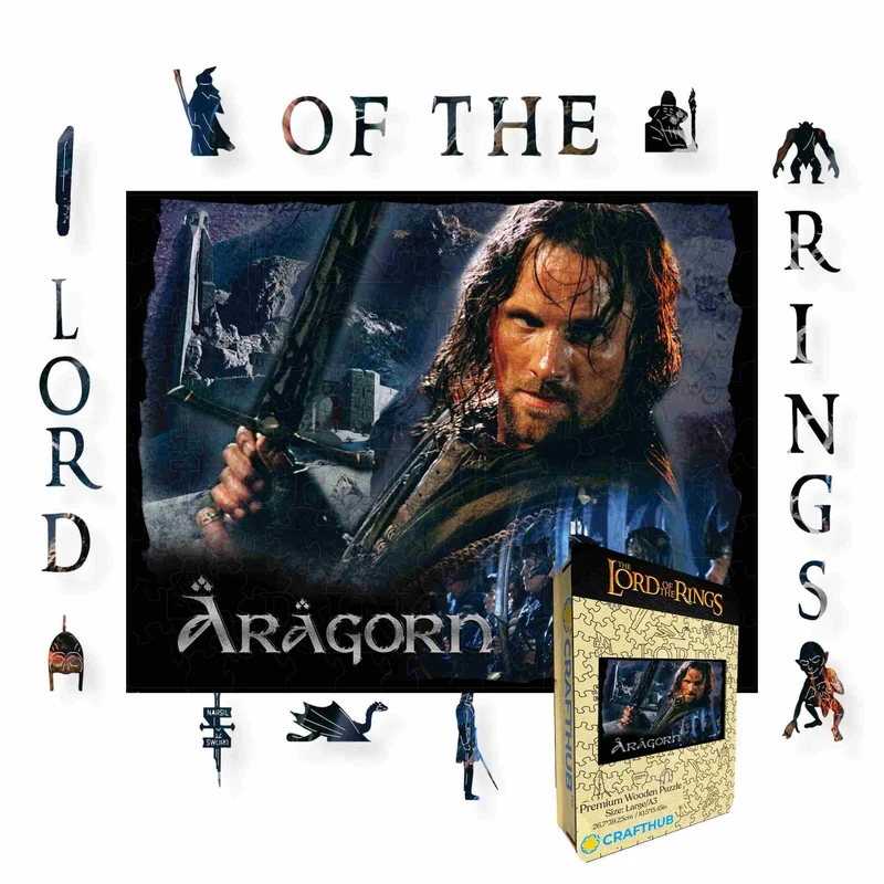 Aragorn - försvarare av Midgård - Träpussel