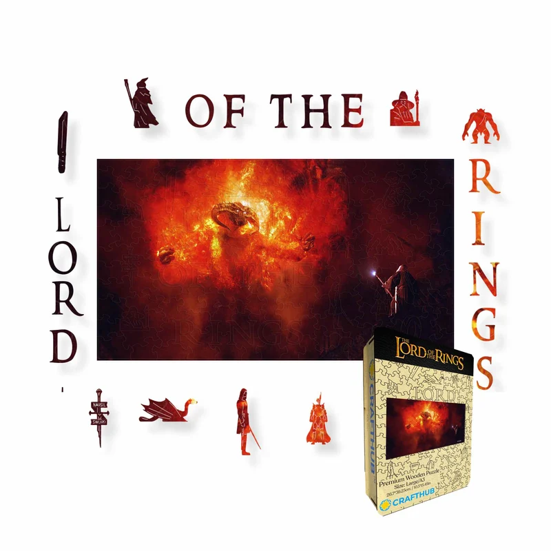 Gandalf Vs Balrog - Träpussel