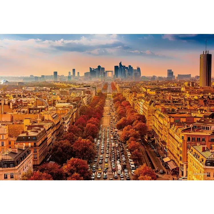 Pussel Champs-Élysées och Parisutsikt Frankrike [CP-HI] 1000 bitar YAM-13-16 YANOMAN