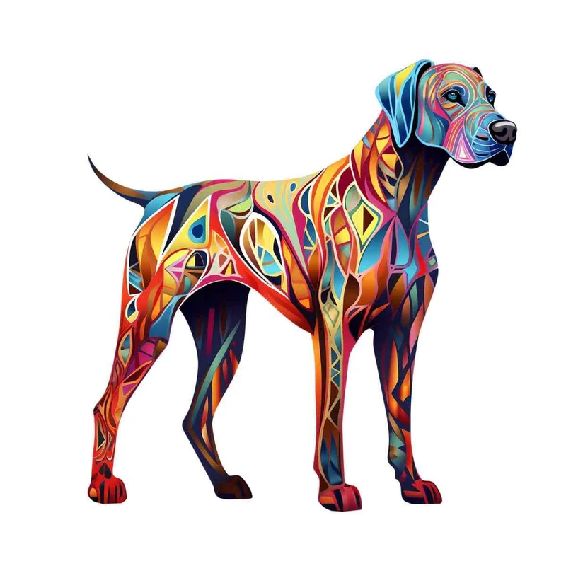Stor dansk hund - pussel