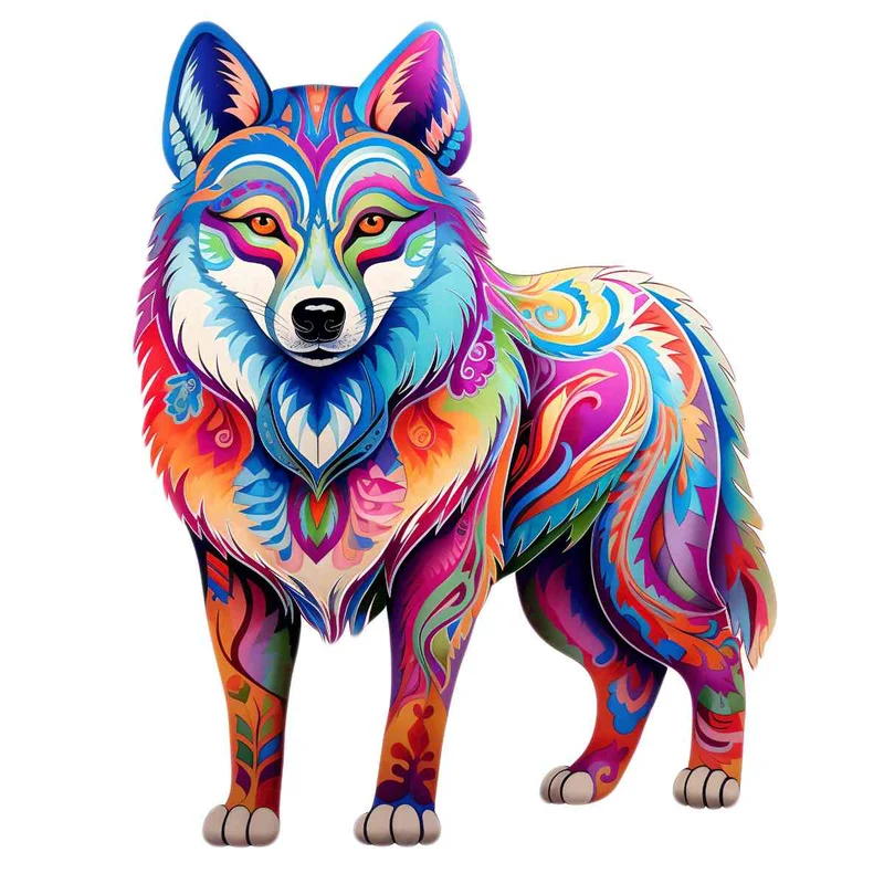 Husky hund - pussel