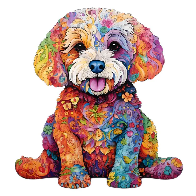 Bichon hund - pussel