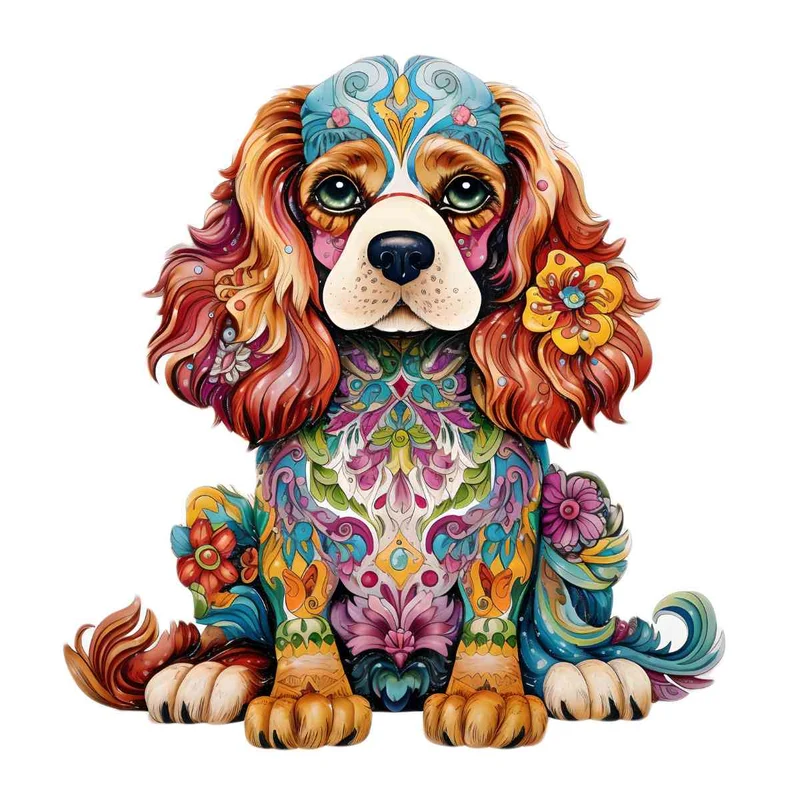 King Charles Hund - Pussel