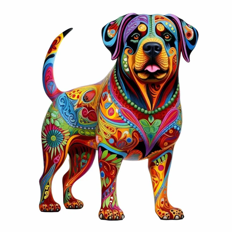 Rottweiler Hund - Pussel