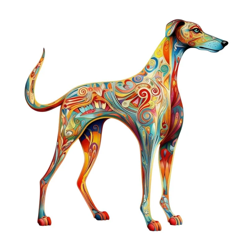 Greyhound Hund - Pussel