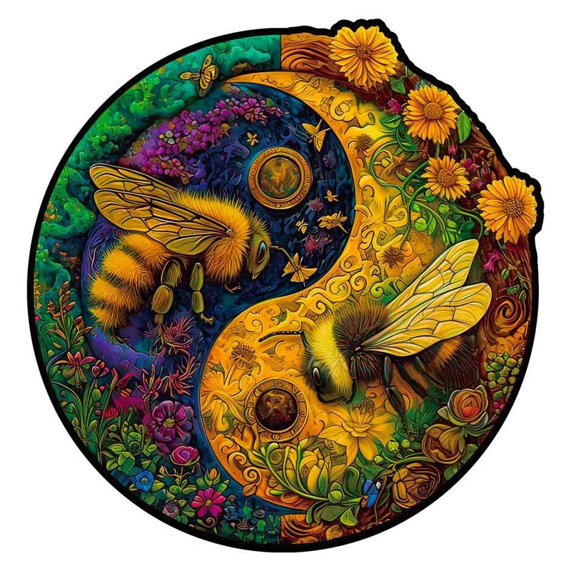 Pollinerande Bin YinYang - Pussel