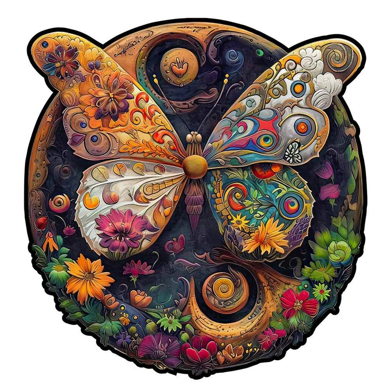 Mosaik Fjäril - Pussel