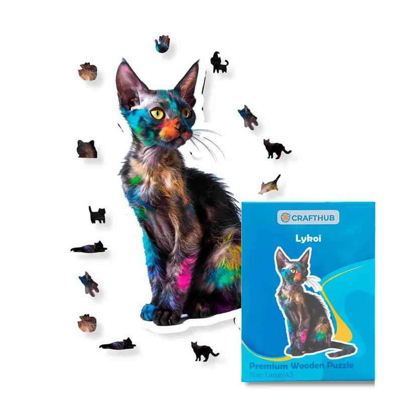 Lykoi-katt - pussel