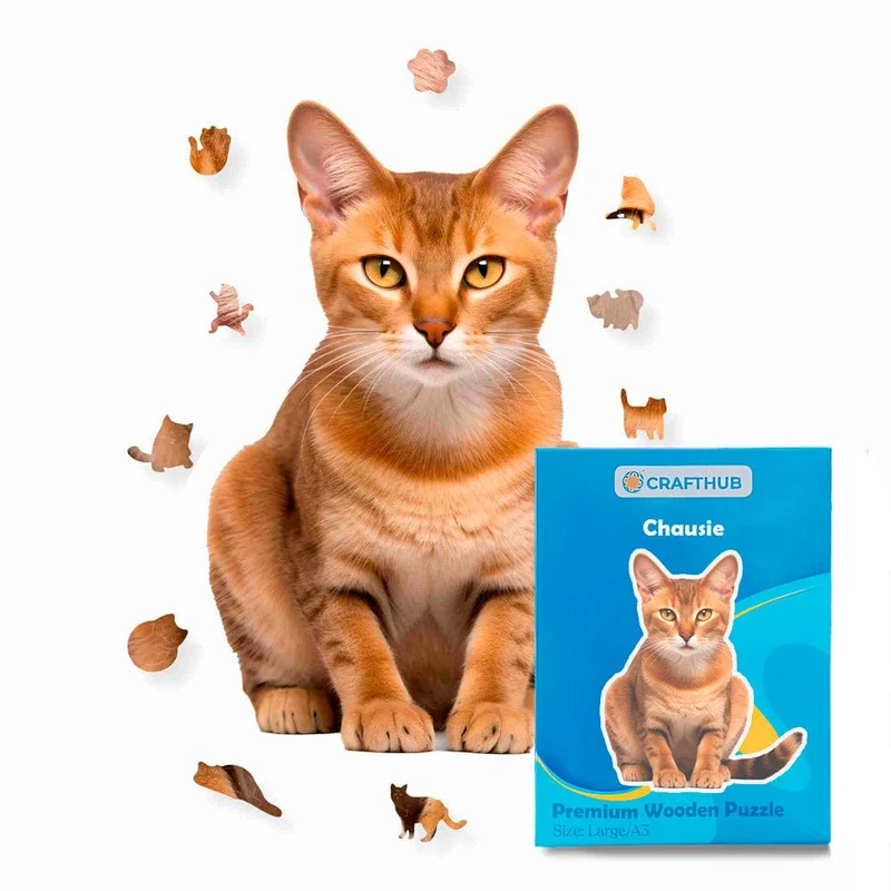 Chausie katt - pussel