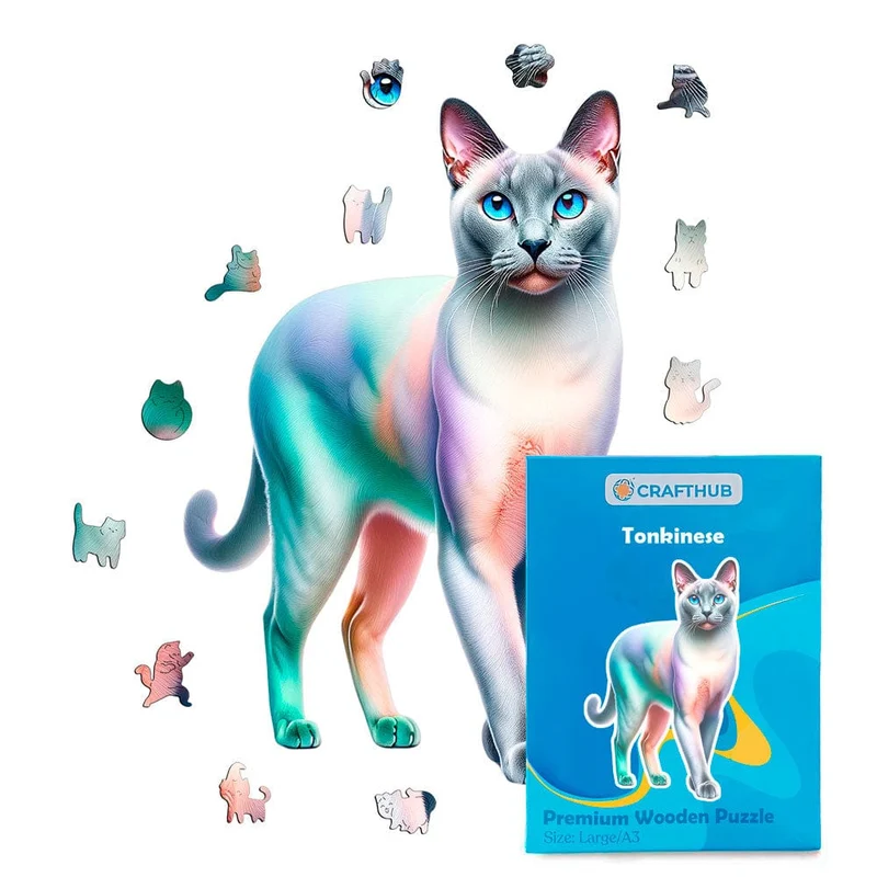 Tonkines katt - pussel